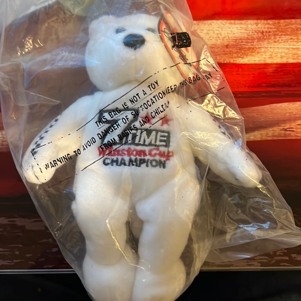 Golden Bear Dale Earnhardt 7 Time Winston Cup Championship Bear #3